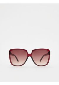Reserved - Okulary przeciwsłoneczne - bordowy. Kolor: czerwony #1