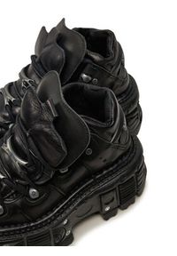 NEW ROCK Sneakersy M-TANK106-C2 Czarny. Kolor: czarny. Materiał: skóra #3