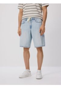 Reserved - Jeansowe szorty loose fit - niebieski. Kolor: niebieski. Materiał: jeans #1