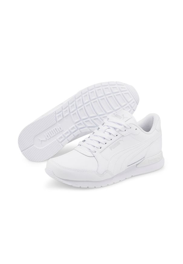 Buty damskie do chodzenia Puma ST RUNNER V3 L. Kolor: biały. Materiał: materiał, syntetyk. Sport: turystyka piesza