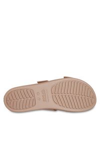 Crocs Klapki Brooklyn Low Wedge Sandal W 207431 Beżowy. Kolor: beżowy #7