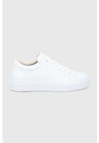 G-Star RAW - G-Star Raw Buty skórzane kolor biały na płaskiej podeszwie. Nosek buta: okrągły. Zapięcie: sznurówki. Kolor: biały. Materiał: skóra. Obcas: na płaskiej podeszwie #1