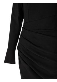 Silvian Heach Sukienka | CVA22141VE | Kobieta | Czarny. Kolor: czarny. Materiał: poliester, elastan, wiskoza. Długość rękawa: długi rękaw. Typ sukienki: kopertowe, dopasowane. Długość: mini #5