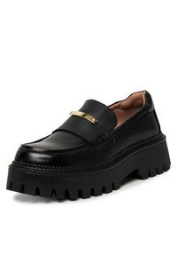 DeeZee Loafersy HY19001-2 Czarny. Kolor: czarny. Materiał: skóra #4