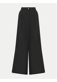 Guess Spodnie palazzo W5GB02 WH9Y2 Czarny Wide Leg. Kolor: czarny. Materiał: syntetyk #3