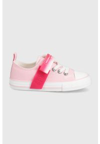 Big-Star - Big Star tenisówki dziecięce kolor różowy. Nosek buta: okrągły. Zapięcie: rzepy. Kolor: różowy. Materiał: guma