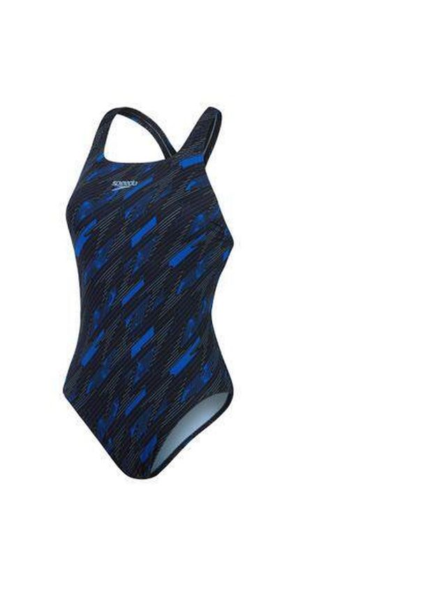 Strój pływacki jednoczęściowy damski Speedo HyperBoom Allover Medalist. Kolor: czarny, niebieski, wielokolorowy