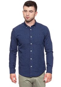 Wrangler - KOSZULA WRANGLER 1PKT BUTTON DOWN SHI DARK INDIGO W5931LH1E. Typ kołnierza: button down #8