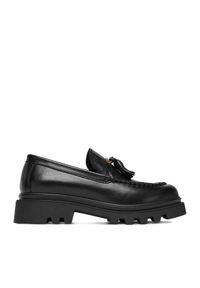 Badura Loafersy EO-AUBRE-01 Czarny. Kolor: czarny. Materiał: skóra
