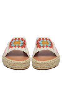 DeeZee Espadryle 8-730-4 Écru. Kolor: kremowy. Materiał: materiał #4