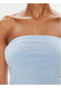 Juicy Couture Top Babey JCWCT23310 Błękitny Slim Fit. Kolor: niebieski. Materiał: bawełna #3