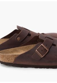 Birkenstock - Klapki męskie BIRKENSTOCK BOSTON SFB LEOI HABANA. Okazja: na co dzień, do pracy, na spacer. Kolor: brązowy. Styl: casual #3