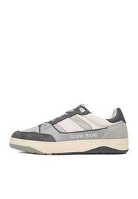 Guess Jeans Sneakersy EO-TEKSAS-01 126AM Szary. Kolor: szary. Materiał: skóra #4