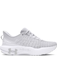 Buty do biegania damskie Under Armour Infinite Elite. Kolor: szary, biały, wielokolorowy. Materiał: syntetyk, materiał. Szerokość cholewki: normalna. Sport: bieganie