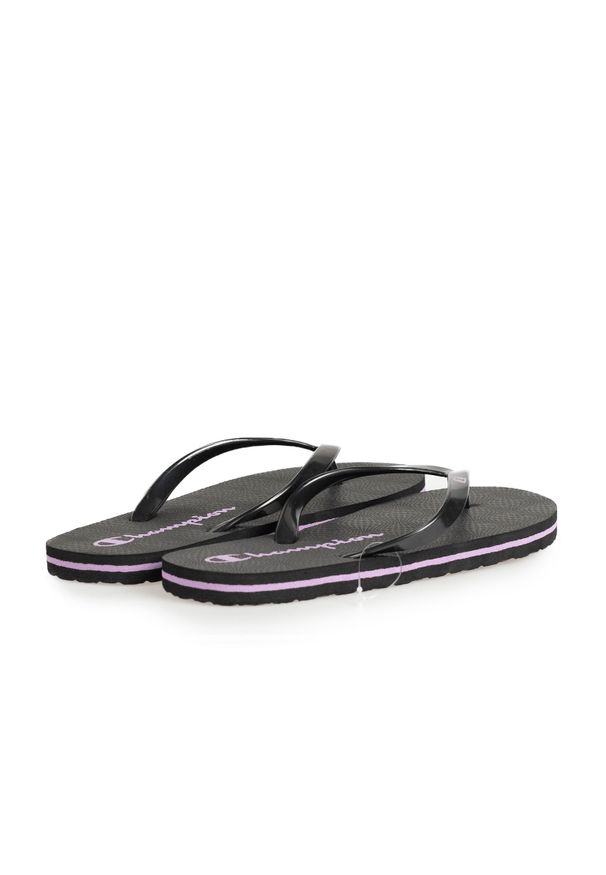 Champion Japonki "Big Classic Evo" | S10636 | Flip Flop Big Classic Evo | Kobieta | Czarny. Kolor: czarny. Materiał: materiał, syntetyk. Wzór: nadruk