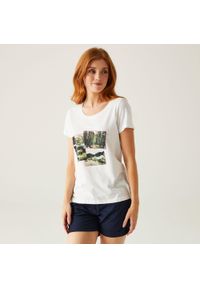 Regatta - Filandra VIII damska koszulka. Kolor: biały. Sport: turystyka piesza #1