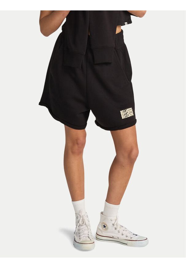 Billabong Szorty sportowe So Typical EBJFB03004 Czarny Loose Fit. Kolor: czarny. Materiał: bawełna