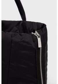 Armani Exchange torebka kolor czarny. Kolor: czarny. Rodzaj torebki: na ramię