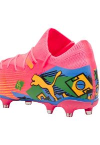 Buty piłkarskie Puma Future 7 Match Njr FG/AG M 107840 01 czerwone. Kolor: czerwony. Materiał: dzianina, syntetyk. Szerokość cholewki: normalna. Sport: piłka nożna #5