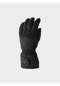 4f - Rękawice narciarskie Thinsulate© damskie. Kolor: czarny. Materiał: materiał, syntetyk. Technologia: Thinsulate. Sport: narciarstwo #1
