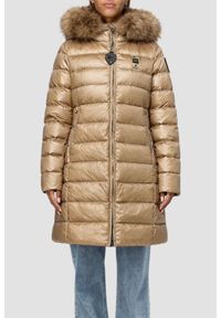 Blauer USA - BLAUER Brązowa kurtka damska Kristin Raincoat Long Jackets, Rozmiar L. Kolor: brązowy #1