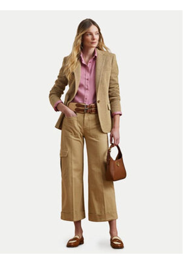 Lauren Ralph Lauren - LAUREN RALPH LAUREN Koszula 200782777067 Różowy Relaxed Fit. Kolor: różowy. Materiał: len