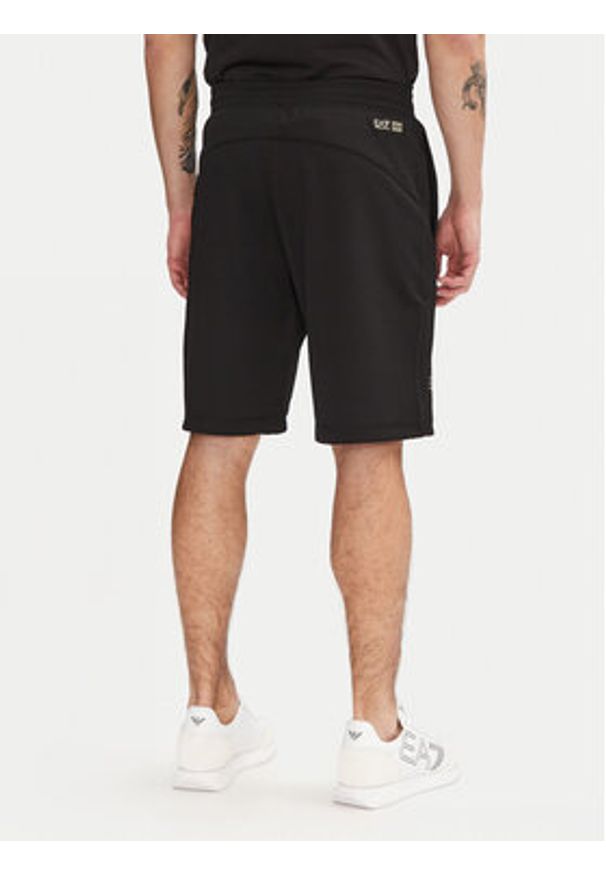 EA7 Emporio Armani Szorty sportowe 7M000260 AF13526 UC001 Czarny Regular Fit. Kolor: czarny. Materiał: syntetyk
