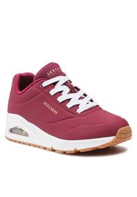 skechers - Skechers Sneakersy Stand On Air 73690/BURG Bordowy. Kolor: czerwony. Materiał: skóra #7