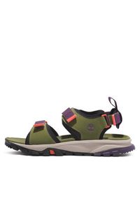 Timberland Sandały Lincoln Peak 2 Strap Sandal TB0A5ZRZES61 Khaki. Kolor: brązowy. Materiał: materiał