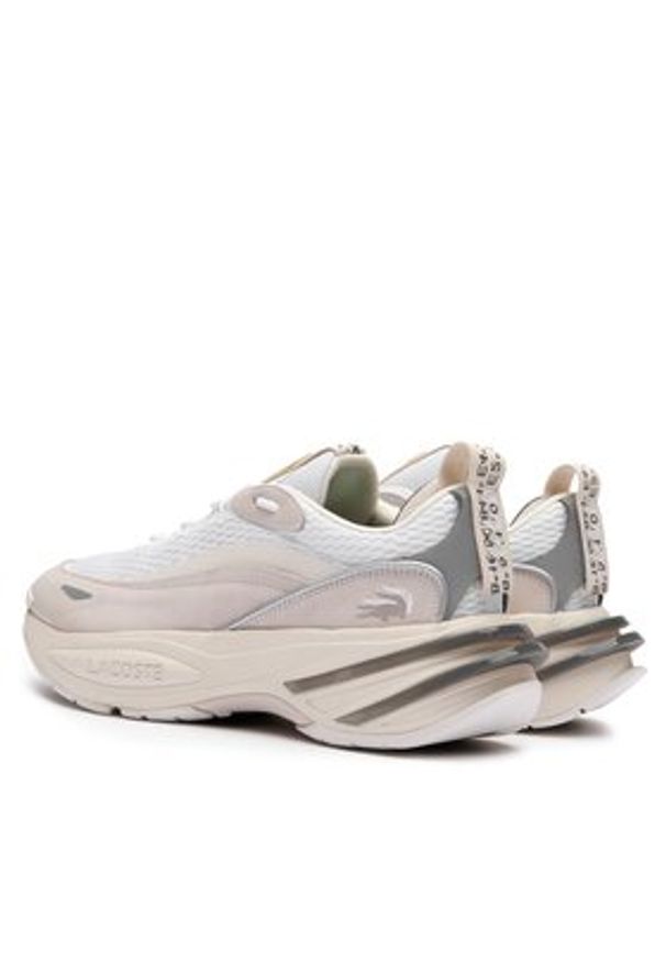 Lacoste Sneakersy Audyssor 745SMA1200 Biały. Kolor: biały. Materiał: materiał