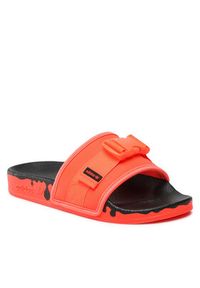 Adidas - adidas Klapki Pouchylette W GY1009 Pomarańczowy. Kolor: pomarańczowy. Materiał: materiał #2