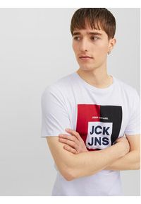 Jack & Jones - Jack&Jones T-Shirt 12235179 Biały Regular Fit. Kolor: biały. Materiał: bawełna #5