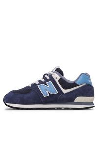 New Balance Sneakersy GC574ND1 Granatowy. Kolor: niebieski. Materiał: zamsz, skóra. Model: New Balance 574 #4