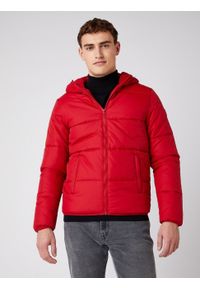 Wrangler - WRANGLER THE PUFFER MĘSKA KURTKA ZIMOWA RED W4D6WRX47. Sezon: zima