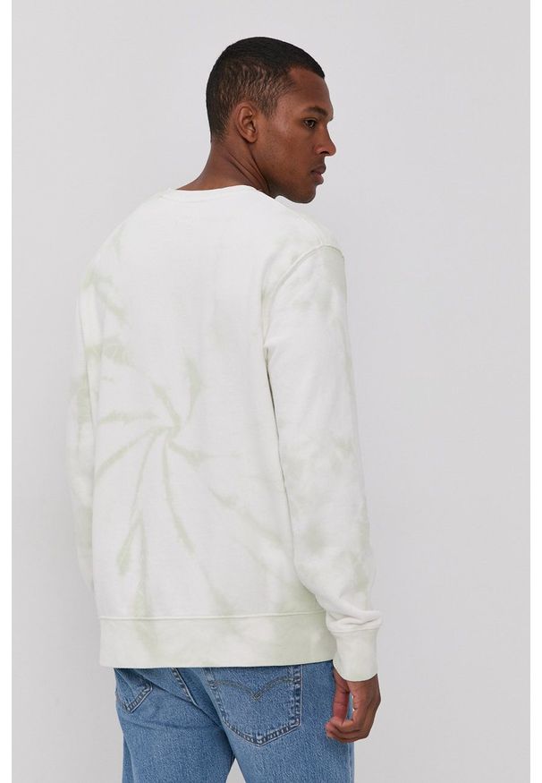 Levi's® - Levi's Bluza bawełniana męska kolor zielony wzorzysta. Okazja: na spotkanie biznesowe, na co dzień. Kolor: zielony. Materiał: bawełna. Styl: casual, biznesowy