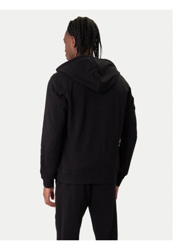 Jack & Jones Bluza College Logo 12288363 Czarny Regular Fit. Kolor: czarny. Materiał: bawełna