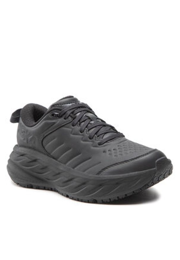 HOKA - Hoka Sneakersy W Bondi Sr 1110521 Czarny. Kolor: czarny. Materiał: skóra