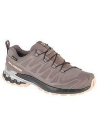 salomon - Buty do biegania damskie Salomon Xa Pro 3d V9. Kolor: brązowy. Sport: bieganie
