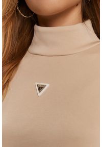 Guess - GUESS Beżowa damska bluza Olympe. Kolor: beżowy #3