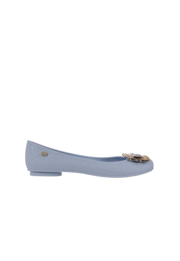 TG - Baleriny T&G Fashion 11-086 Light Blue, Niebieski, Guma - 40. Kolor: niebieski. Materiał: tworzywo sztuczne. Sezon: lato