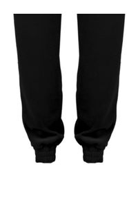CHAOS BY MARTA BOLIGLOVA - Welurowe czarne spodnie dresowe GOTHIC. Kolor: czarny. Materiał: welur, dresówka. Wzór: haft, aplikacja