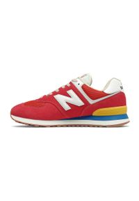 New Balance - Buty ML574HA2. Nosek buta: okrągły. Zapięcie: sznurówki. Kolor: czerwony. Materiał: materiał, syntetyk, skóra ekologiczna, guma, zamsz. Szerokość cholewki: normalna. Model: New Balance 574 #6