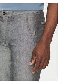 BOSS Spodnie materiałowe 50536834 Szary Slim Fit. Kolor: szary. Materiał: bawełna
