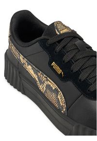 Puma Sneakersy Carina 3.0 Snake Chic 400723 02 Czarny. Kolor: czarny. Materiał: skóra