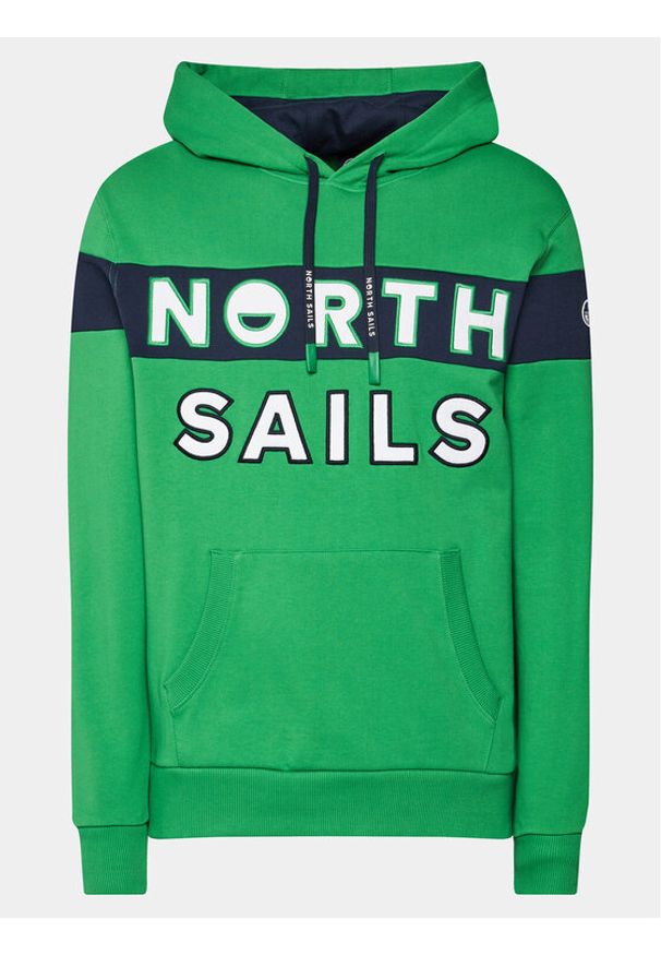 North Sails Bluza 691250 Zielony Regular Fit. Kolor: zielony. Materiał: bawełna
