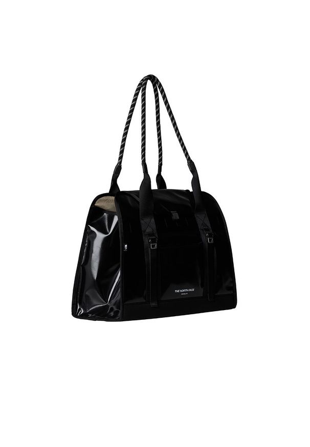 Torba The North Face Tote Base Camp 0A8C02KX71 - czarna. Kolor: czarny. Materiał: poliester, materiał. Wzór: paski. Sport: fitness