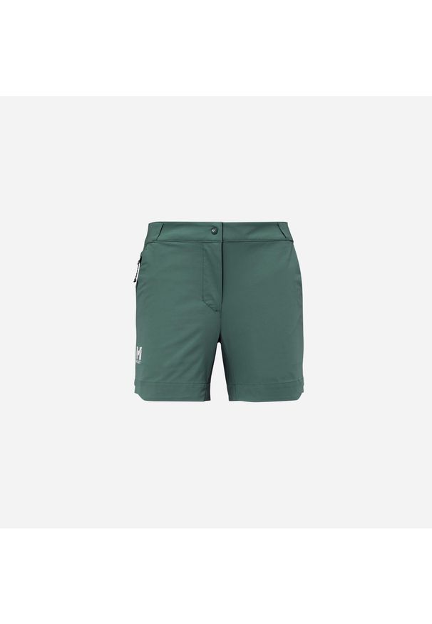 Spodenki trekkingowe damskie Millet Ubic Stretch Short W regular Fit. Kolor: zielony. Długość: krótkie