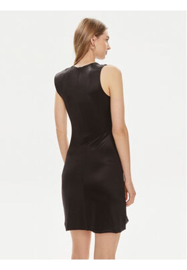 MVP Wardrobe Sukienka koktajlowa MVPE4AB153.0XXXXXX Czarny Short Fit. Kolor: czarny. Materiał: wiskoza. Styl: wizytowy