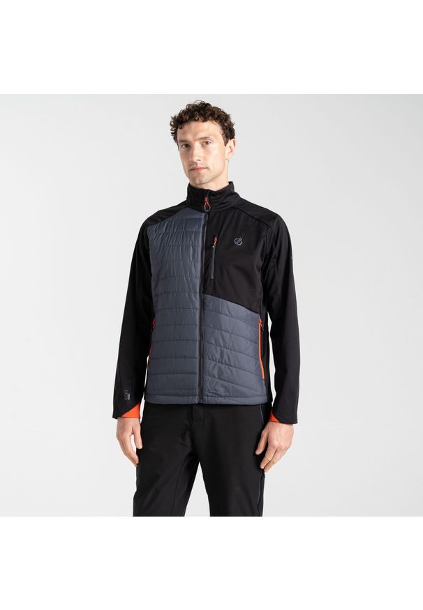 DARE 2B - Mountaineer męska kurtka hybrydowa. Kolor: czarny. Materiał: softshell, materiał. Sport: turystyka piesza