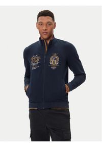 Aeronautica Militare Bluza 252FE2062UF00662 Granatowy Regular Fit. Kolor: niebieski. Materiał: bawełna